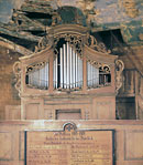 Orgel in plingen 1986 (vor dem Abbau)